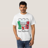 イタリア料理シェフのためのTシャツギフト Tシャツ (正面フル)