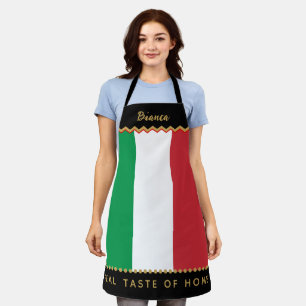 イタリア料理シェフエプロン、イタリア国旗 エプロン