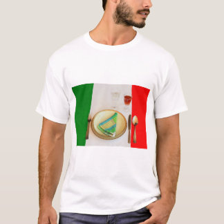 イタリア料理メンズTシャツ Tシャツ