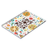 イタリア料理、ピザ愛の言葉。 ノートブック (左側)