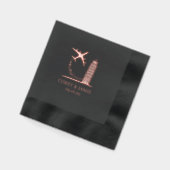 イタリア旅券 箔ナプキン (左)