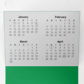 イタリア旅行カレンダー2024デジタルノマド訪問者 三つ折りプログラム (内部最初)