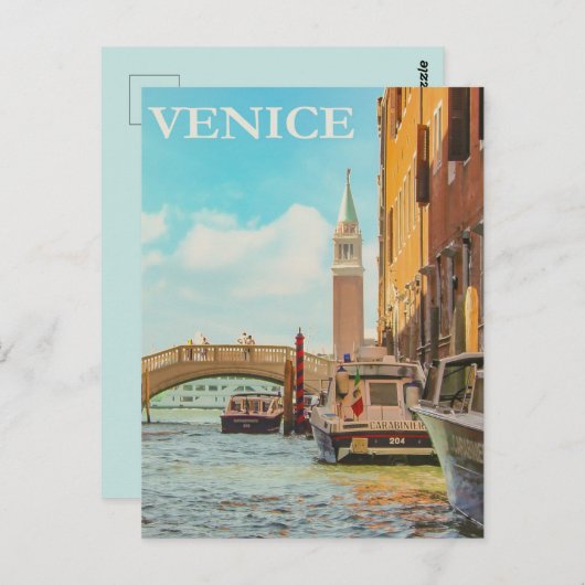 イタリア旅行ポスターポストカード ポストカード (正面/裏面)