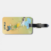 イタリア旅行ポスター ラゲッジタグ (裏面横)