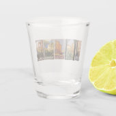 イタリア旅行レトロな都市のポスターヴィンテージ イタリアン ショットグラス (裏面)