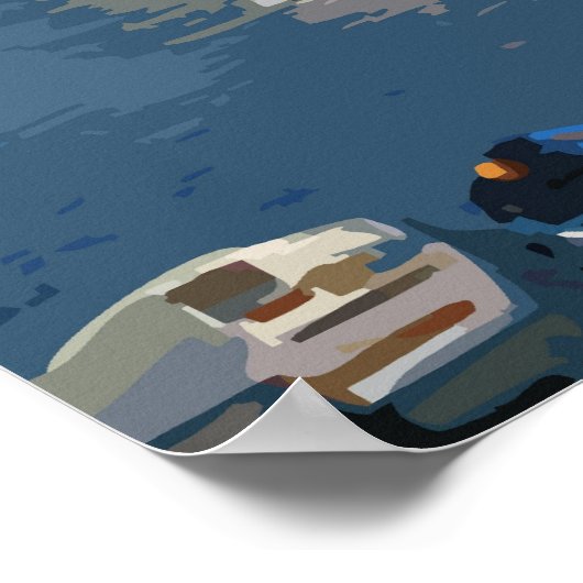 イタリア旅行 ポスター (角)