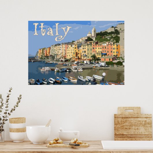 イタリア旅行 ポスター (キッチン)