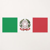 イタリア旗のスマホケース ヨガマット (正面(横))