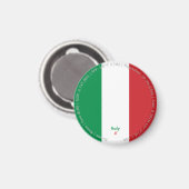 イタリア旗マグネット マグネット (正面/裏面)