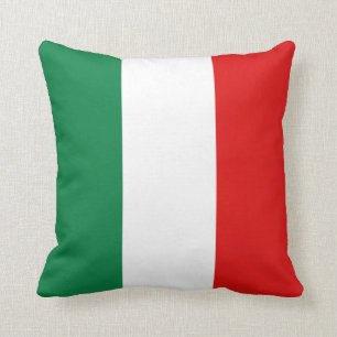 イタリア旗x旗枕 クッション