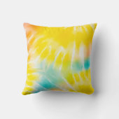 イタリア明るい明るい水彩絞り染め枕 クッション (裏面)