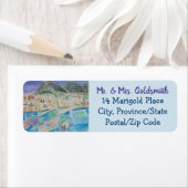 イタリア水彩住所 シール (インサイチュ)