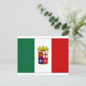 イタリア海軍エンサイン ポストカード (スタンド正面)