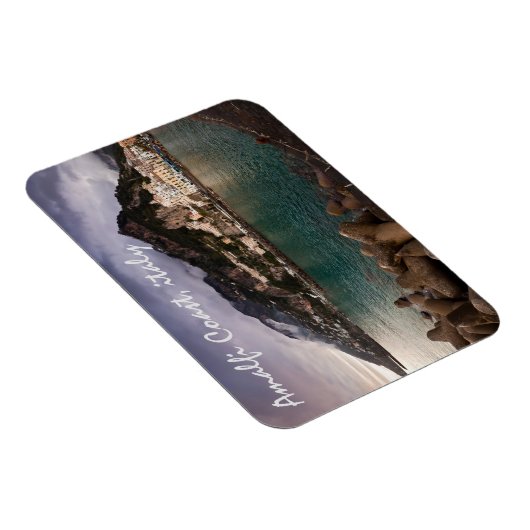 イタリア海辺の町、美しいアマルフィ海岸 マグネット (右側)