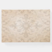 イタリア海 |アマルフィ海岸水彩結婚の色 ゲストブック (裏面)