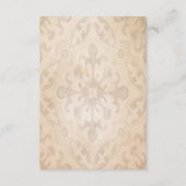 イタリア海 |水彩地図ウェディングレセプション エンクロージャーカード (裏面)