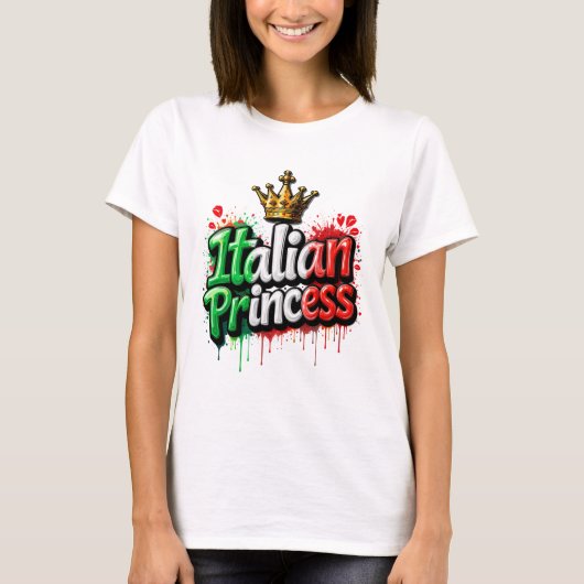 イタリア王女トリブレンドTシャツ Tシャツ (正面)