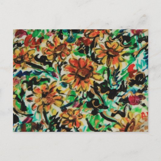 イタリア産ひまわり ポストカード (正面)