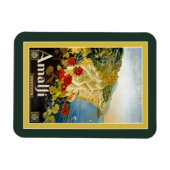 イタリア磁石のヴィンテージ旅行ポスター マグネット (横)