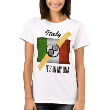 イタリア私のDNA分子フラッグイタリアンロティーニ