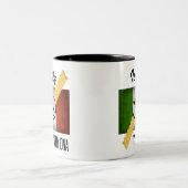 イタリア私のDNA祖先フラグRotiniイタリアンにある ツートーンマグカップ (中央)