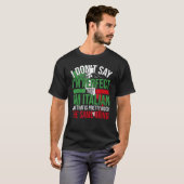 イタリア私イタリアンは完璧に見える Tシャツ (正面フル)
