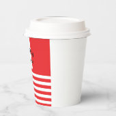 イタリア米国愛国国旗 紙コップ (左)