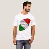 イタリア系アメリカ人のアメリカンフットボール選手 Tシャツ (正面フル)
