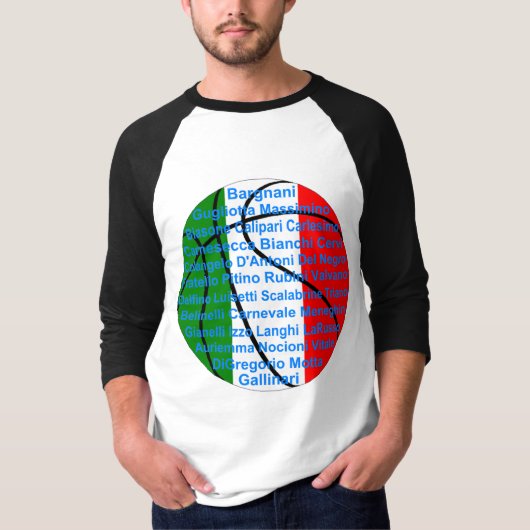 イタリア系アメリカ人のバスケットボール選手 Tシャツ (正面)