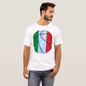 イタリア系アメリカ人のバスケットボール選手 Tシャツ (正面フル)