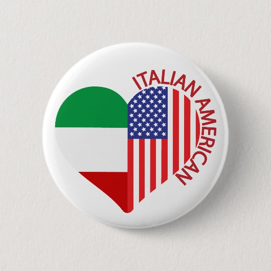 イタリア系アメリカ人 イタリアアメリカ人 誇り 缶バッジ (正面)