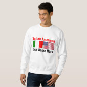 イタリア系アメリカ人 スウェットシャツ (正面フル)