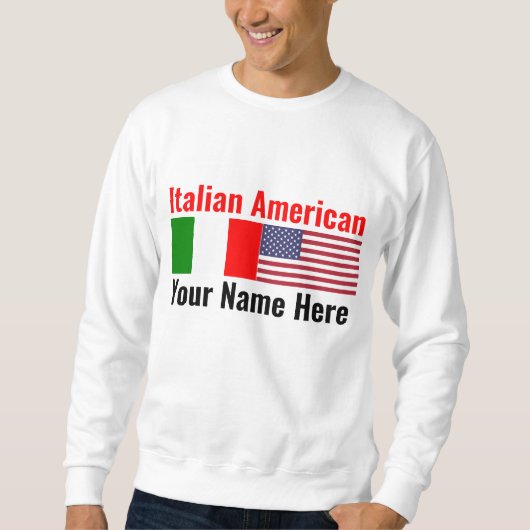 イタリア系アメリカ人 スウェットシャツ (正面)