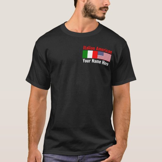 イタリア系アメリカ人 Tシャツ (正面)