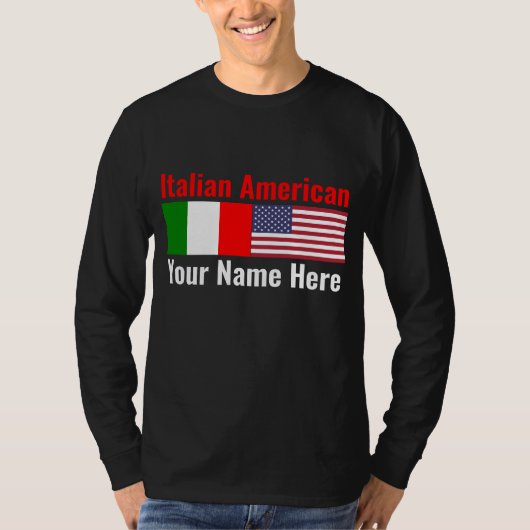 イタリア系アメリカ人 Tシャツ (正面)