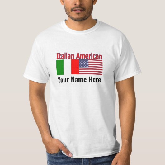 イタリア系アメリカ人Tシャツ Tシャツ (正面)