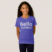 イタリア系シチリア系ベラ・バンビーナ Tシャツ (正面フル)