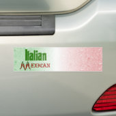 イタリア系メキシコ人ステッカー バンパーステッカー (車上)