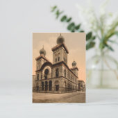 イタリア素晴らしピエモンテ州トリノのシナゴーグ ポストカード (スタンド正面)