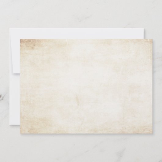 イタリア素朴ブライダルシャワーテーマ 招待状 (裏面)