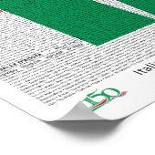 イタリア統一150周年記念ポスター ポスター (角)