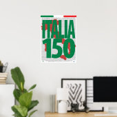 イタリア統一150周年記念ポスター ポスター (ホームオフィス)