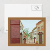 イタリア絵を描の ポストカード (正面/裏面)