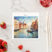 イタリア絵を描ヴェネツィア スタンダードカクテルナプキン (インサイチュ)
