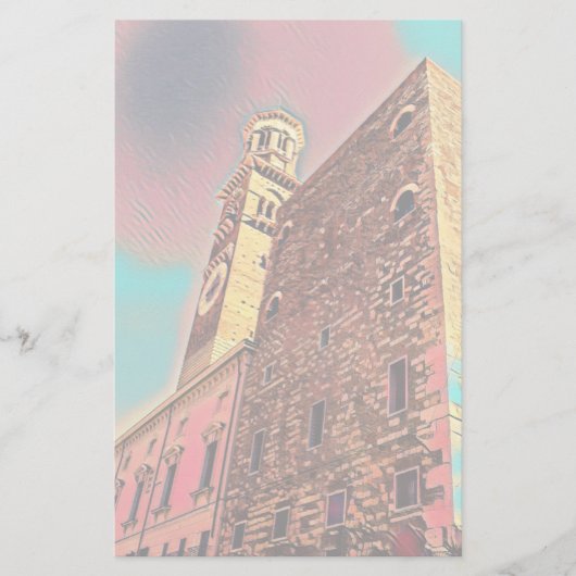 イタリア絵画建築 便箋 (正面)