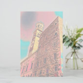 イタリア絵画建築 便箋 (スタンド正面)