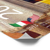 イタリア美術のポスタイタリアンー・イヤー・オブ・カルチャー ポスター (角)