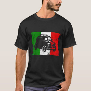 イタリア自動車500小型車クルトイタリア車メーカー Tシャツ
