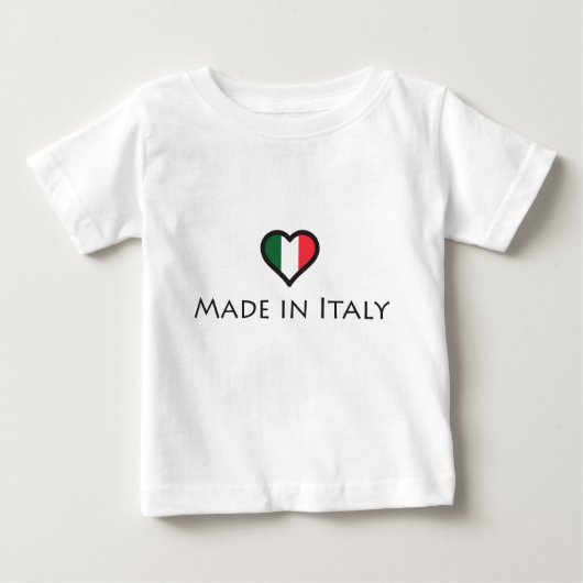 イタリア製-イタリアンなプライド ベビーTシャツ (正面)