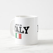 イタリア製 コーヒーマグカップ (正面左)